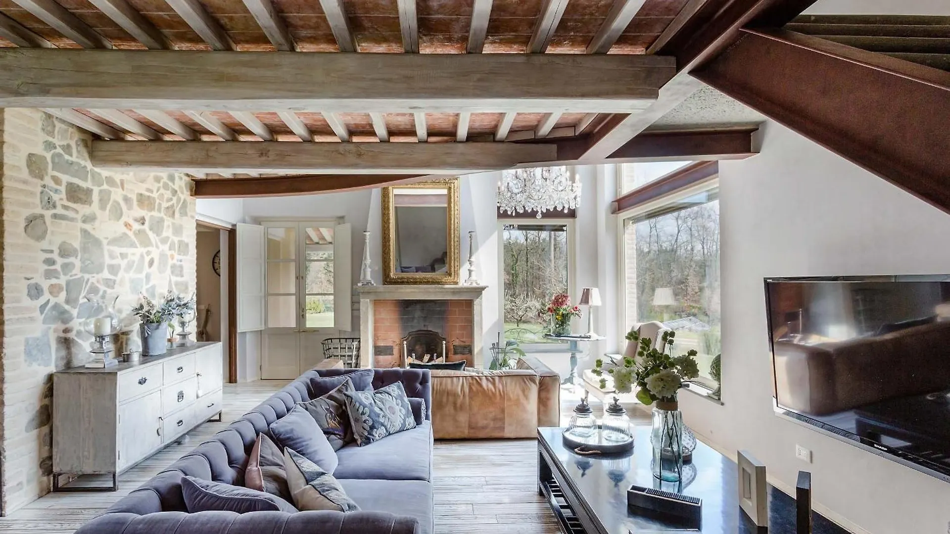 Villa Otto Luxury Tuscan Farmhouse With Pool Orentano